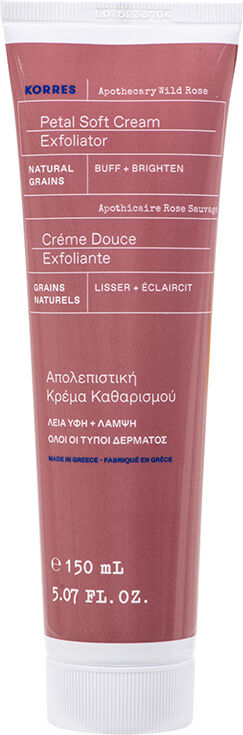 Korres Apothecary Wild Rose Petal Soft Cream Exfoliator 150ml