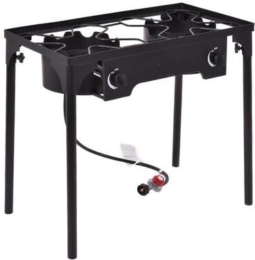 Costway 150000 BTU Double Burner Outdoor Stove BBQ Grill