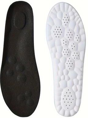Uplift Essentials High Elasticity Latex Orthotic Sport Insoles black 11 12
