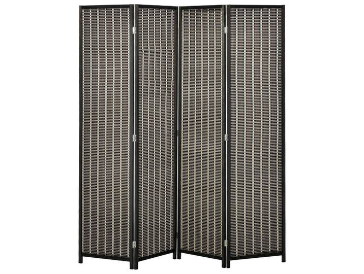 Homcom Paravent 4-teilig 180 x 180 cm, Braun, Holzwerkstoff, 1.9x180x1.9 cm, Wohnzimmer, Paravents