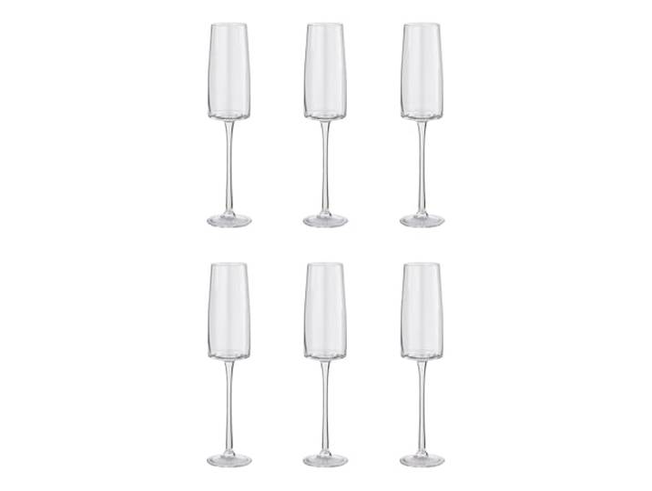 BUTLERS 6er Set Sektgläser 390 ml Glas - SERENA - Mundgeblasen