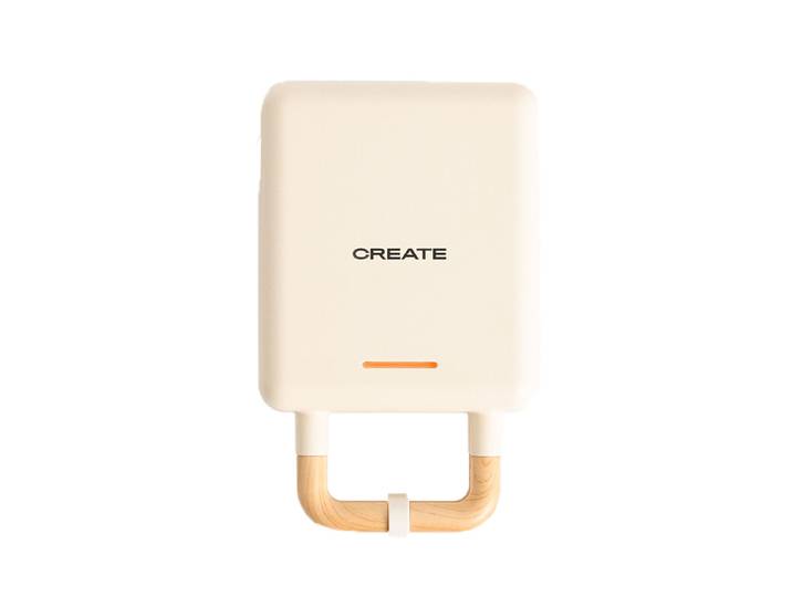 CREATE STONE 2in1 Studio Sandwichtoaster Weiss