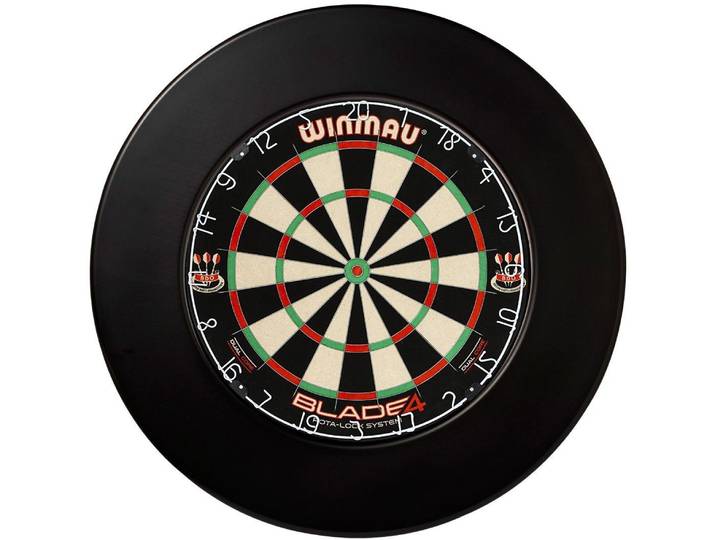 HOT-Sports Dartbord Surroundring - 12x3,5 cm - Zwart