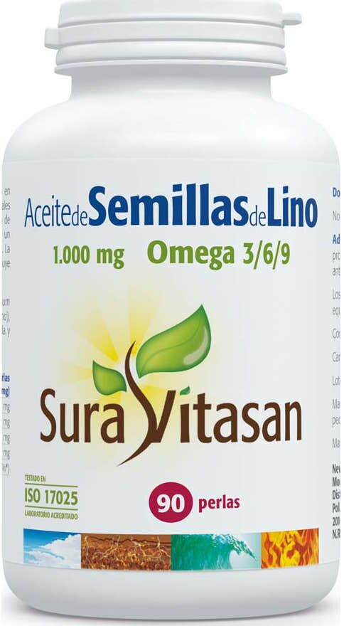Sura Vitasan Aceite De Semillas De Lino 90 Perlas
