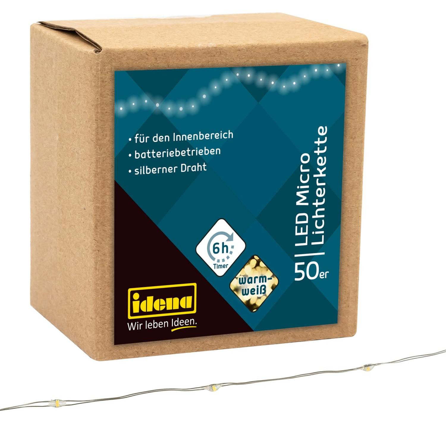 Idena Micro LED-Lichterket met 50 lampjes