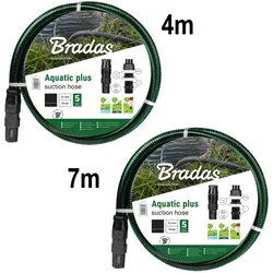 Saug- und Druckschlauch AQUATIC PLUS 4m 7m SATP2207/BK-SET