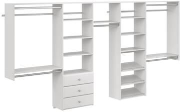 Easy Track 12 Ft. W. Classic Laminate Closet Kit