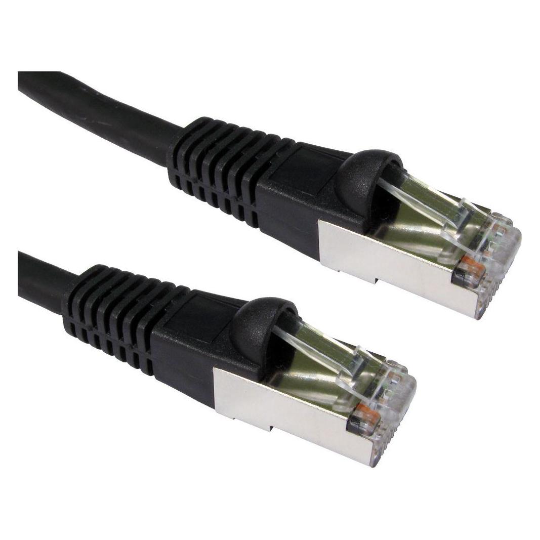 Cables Direct CDL 25m Cat6A Patch Cable - Black (CAT6a, 25 m) (ART-125K)
