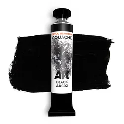 AK Gouache Black 20 ml