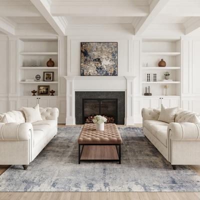 Nourison Rustic Textures Vintage Abstract Modern Area Rug