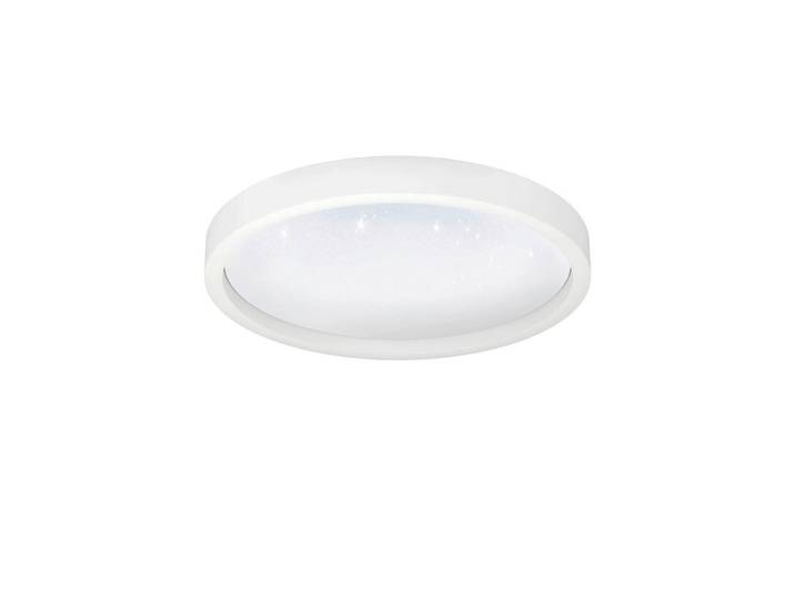 Eglo Deckenleuchte, Weiss, Kunststoff, Metall, rund, F, 7 cm, Smartphone-Steuerung, ZigBee-Technologie, Farbwechsler, Lampen & Leuchten, Innenbeleuchtung, Deckenlampe, Deckenlampen