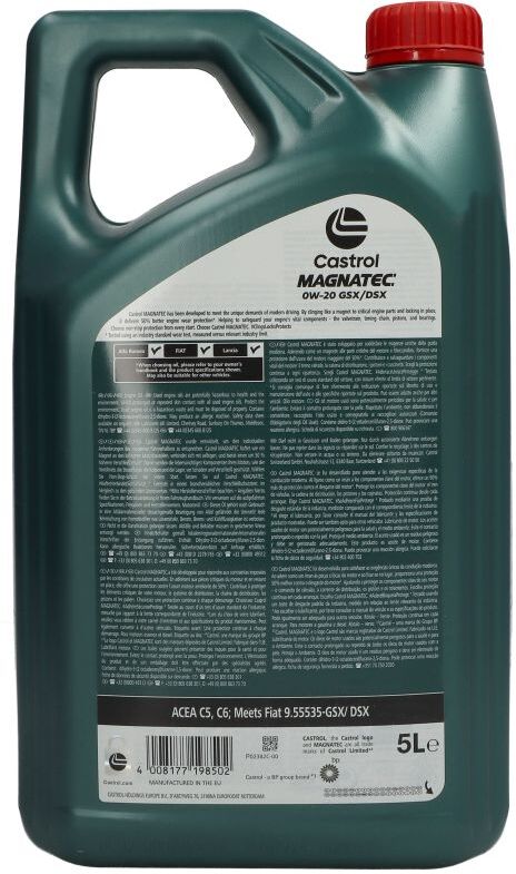 Moottoriöljy Castrol 1609ea Magnatec 0w20 5l
