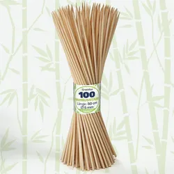 Gravidus Bambus Splittstäbe 50 cm – Pflanzstäbe Rankhilfe für Garten & Topf