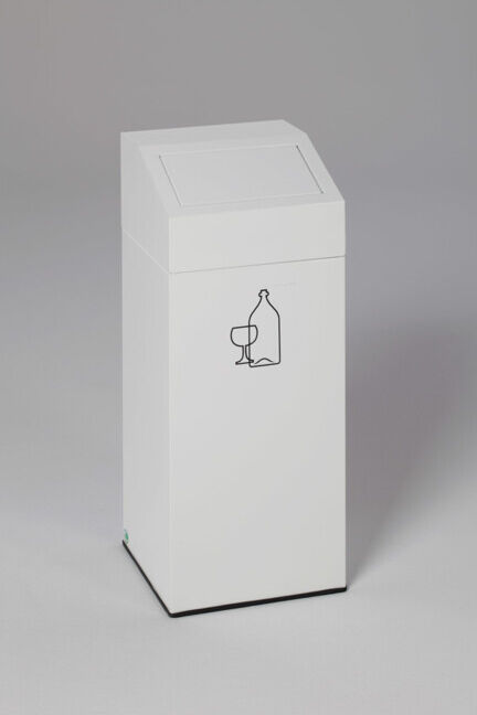 VAR Collecteur de déchets 82 l blanc (1241)