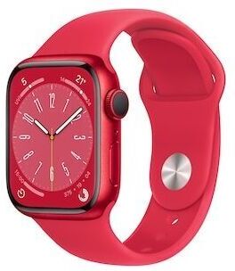 Apple Watch Series 8 Aluminium 41 mm (2022)   GPS   (PRODUCT)RED   Sport Band (PRODUCT)RED S/M - Refurbished