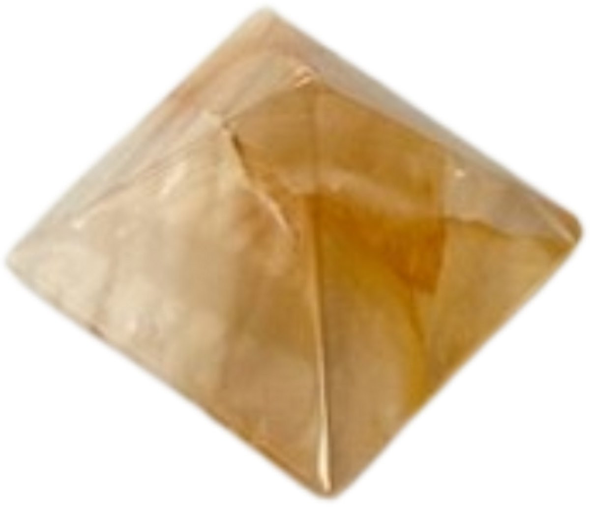Golden Healer edelsteen piramide - 3 cm