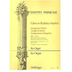 Liturgische Werke Band 1 Orgelmesse für Orgel, Fachbücher von Giovanni Battista Martini