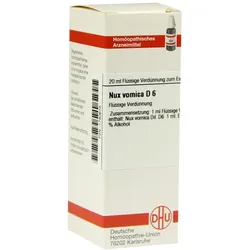 NUX Vomica D 6 Dilution 20 ml