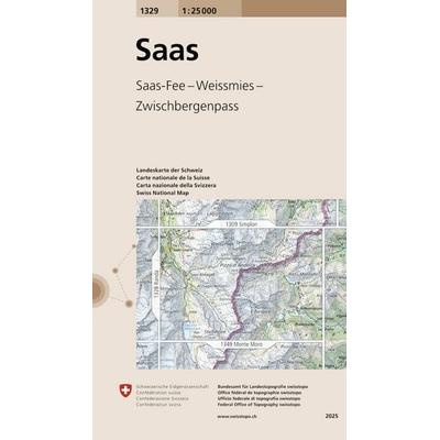 1329 Saas, Sonstige von , Swisstopo, 978-3-302-01329-9