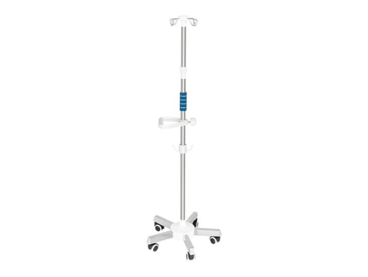 Tragbarer Infusionsbeutelständer, Teleskop-Infusionsständer mit Rädern Und4 Haken höhenverstellbar, for Krankenhausklinik infusionsständer