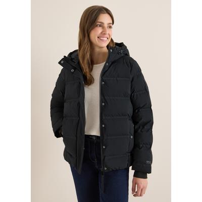 Steppjacke CECIL, Damen, Gr. XL (44), schwarz, Stoff, Obermaterial: 100% Polyester. Futter: 100% Polyester. Füllung: 100% Polyester, unifarben, normal normal, ohne Ausschnitt, Bündchen, Jacken Steppjacke, mit moderner Steppung