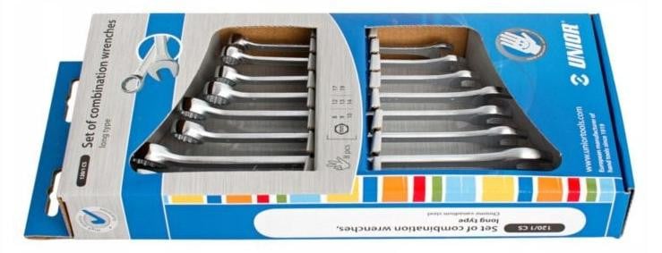 Unior set ringsteeksleutels 8-19mm