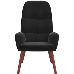 vidaXL Relaxsessel Schwarz Samt