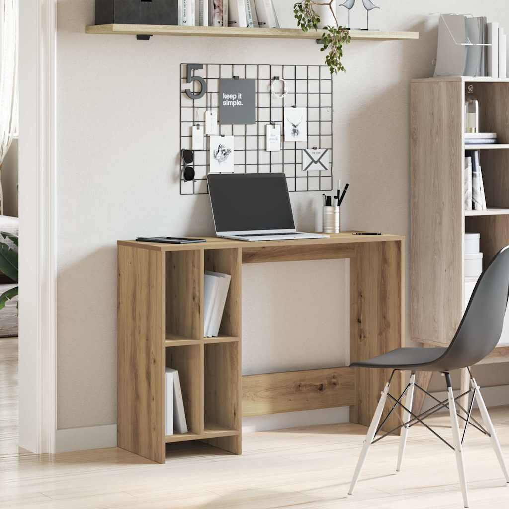 DEvidaxl Desk Artisan/oak 75cm H X 102.5cm W X 35cm D
