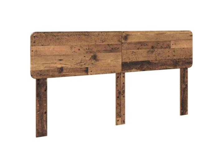 KTHLBRH Kopfteil aus Holz, Farbe Altholz, für Bett Minimalistisches Design, Kopf- und Rückenunterstützung, einfache Montage, Pflege mit trockenem Tuch