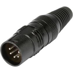 Hicon HI-X5CM-M XLR-Steckverbinder Stecker, gerade Polzahl: 5 Schwarz 1 St.