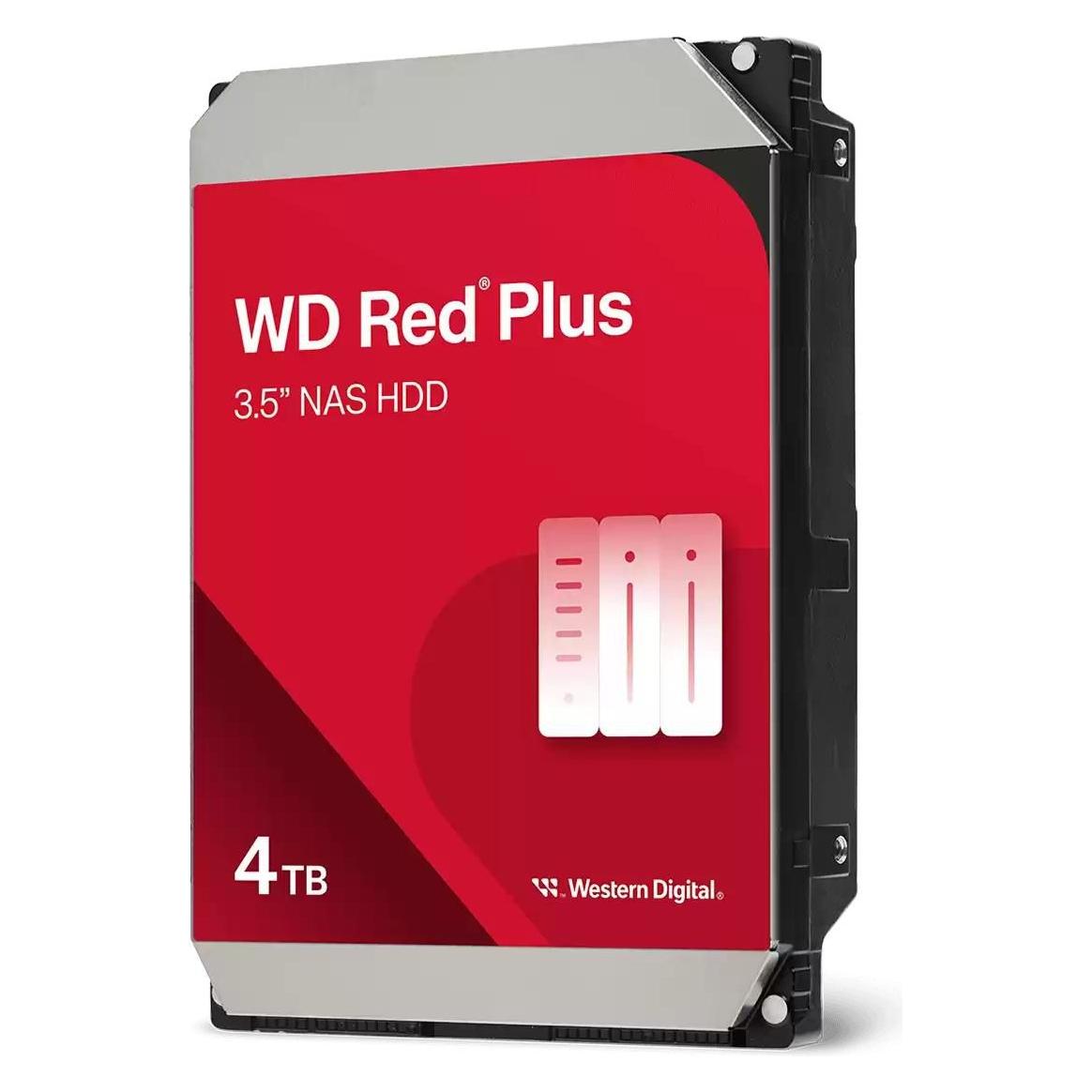 WD Dysk WD Red Plus, 4 TB, 5400 RPM, 128 (4 TB, 3.5") (68180093)