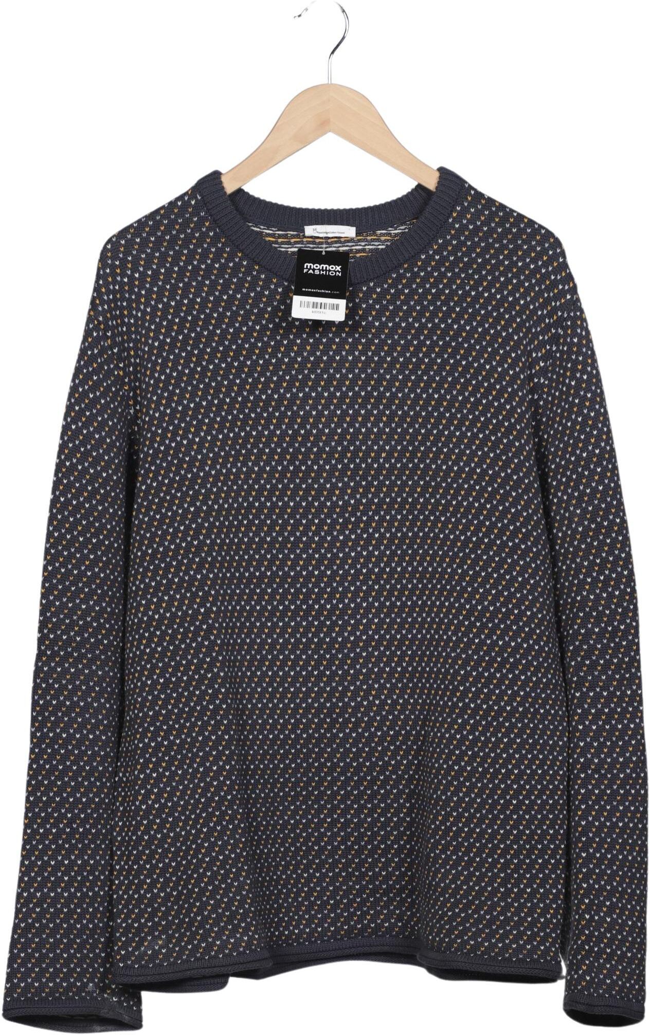 Knowledge Cotton Apparel Herren Pullover, Marineblau, Gr. L, Baumwolle - Second Hand