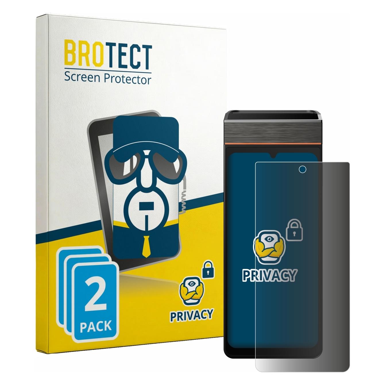 Brotect Sichtschutzfolie für Sunmi V3e Anti-Spy Privacy Folie Blaulicht-Schutz (4363947)