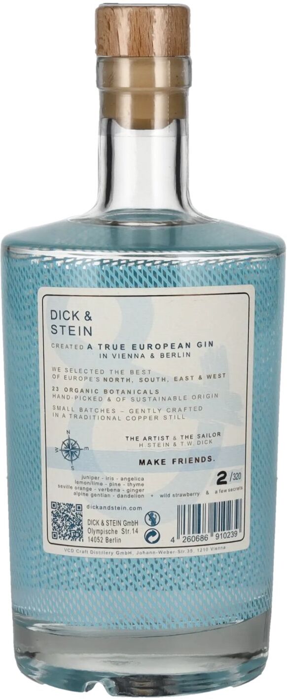 Dick & Stein European Dry Gin 45,7% Vol. 0,5l