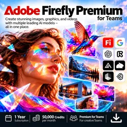 Adobe Firefly Premium for Teams (50k credits)