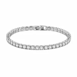 Tennisarmband aus 925 Sterling Silber - 23cm SILVER
