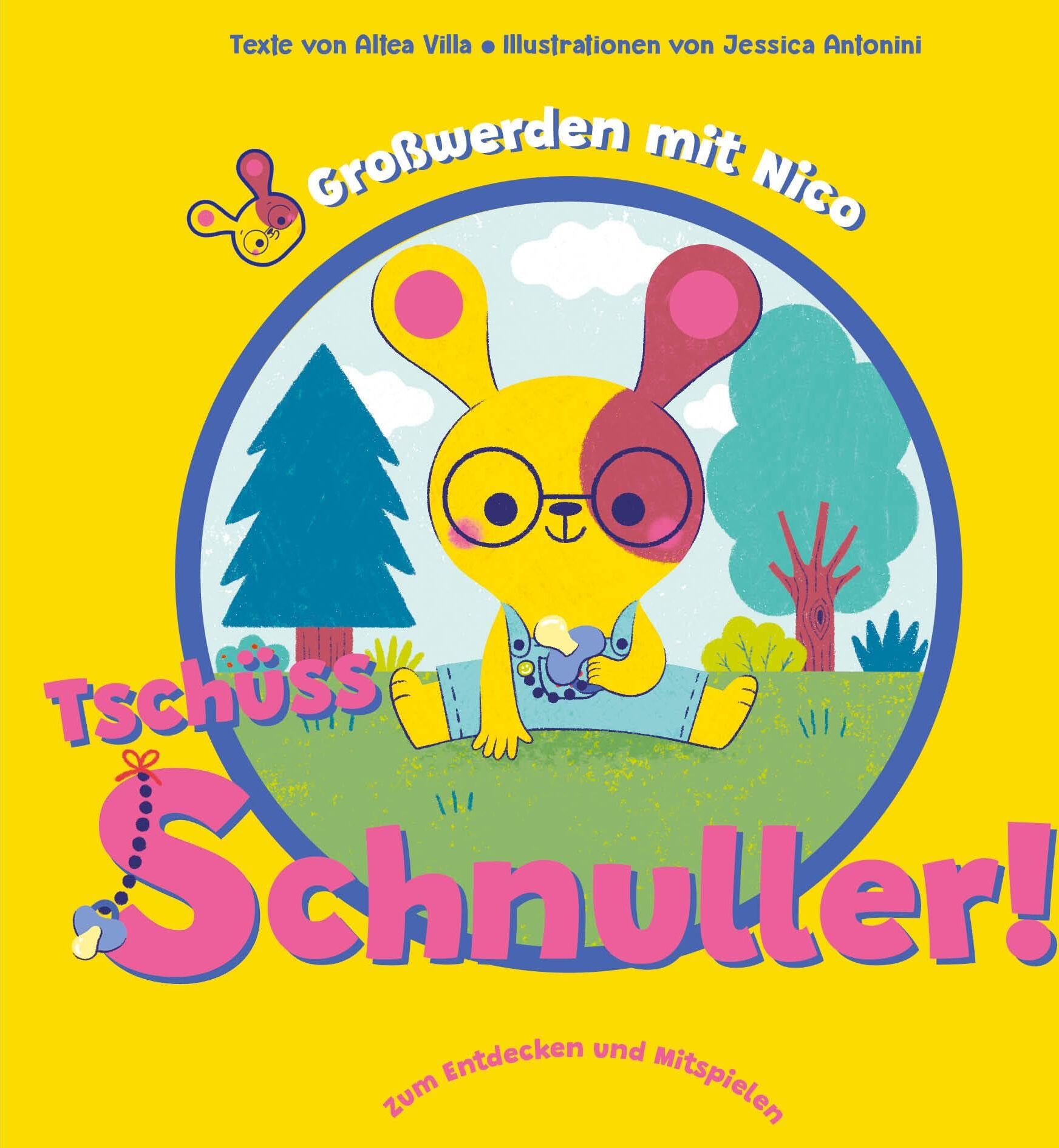 Tschüss Schnuller! (Großwerden mit Nico): Buntes Pappbilderbuch mit Schiebe-Elementen zur Schnuller-Entwöhnung, für Kinder ab 24 Monaten - Preis vom 30.09.2026 22:30:23 h
