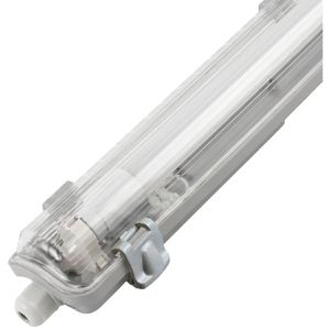 Luxula Feuchtraumleuchte LX200335, LED mit 9 Watt, 894 Lumen, IP65, durchverdrahtet, 4.000 Kelvin, 70 cm