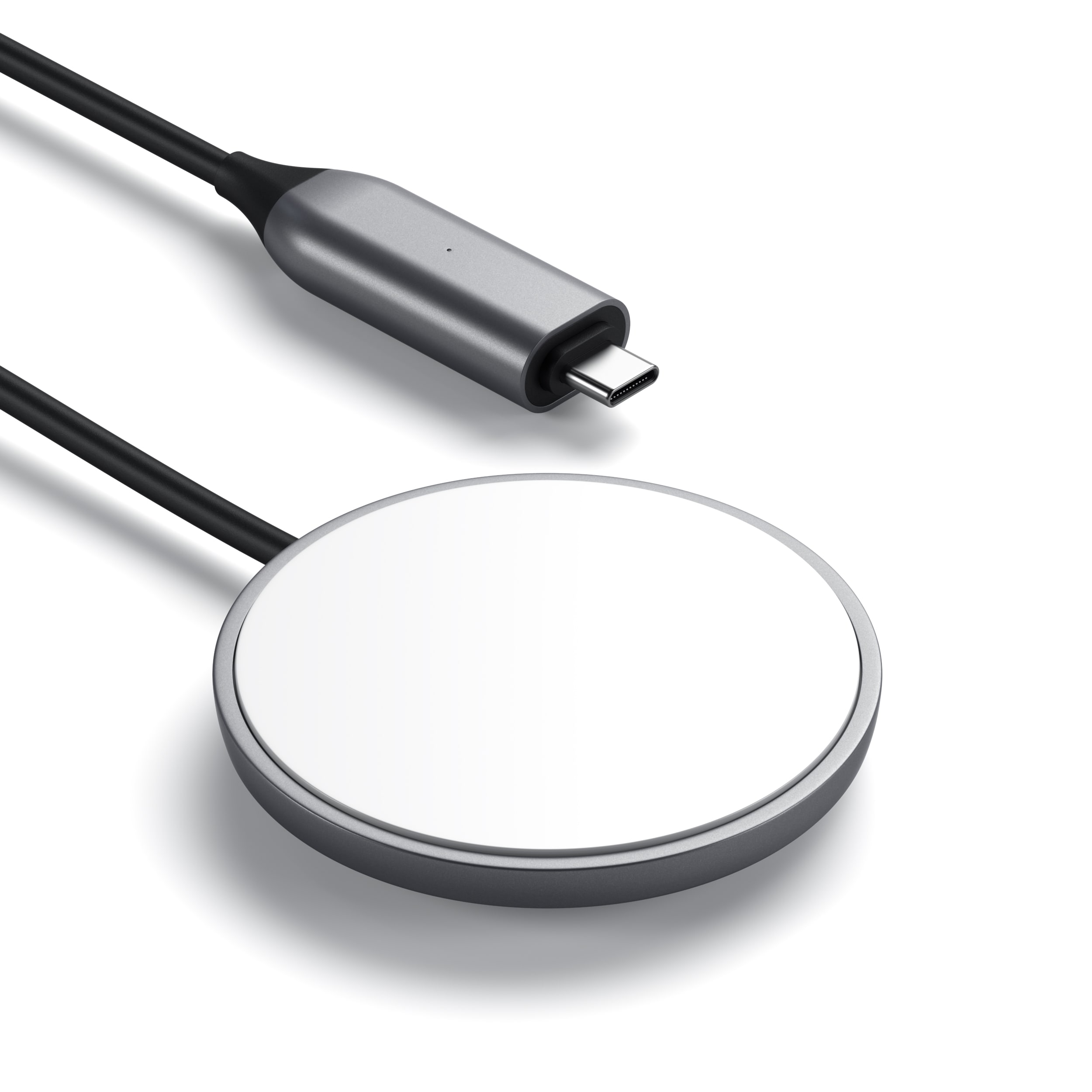 Satechi Magnetic Wireless Charging Kabel space grey ST-UCQIMCM