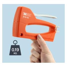 Tacwise Handtacker Z2 53-13L, Kunststoff, orange/silber Leichtgewicht mit 190 g, schlagfestes Kunststoff-Ge (Tacker) (1727)