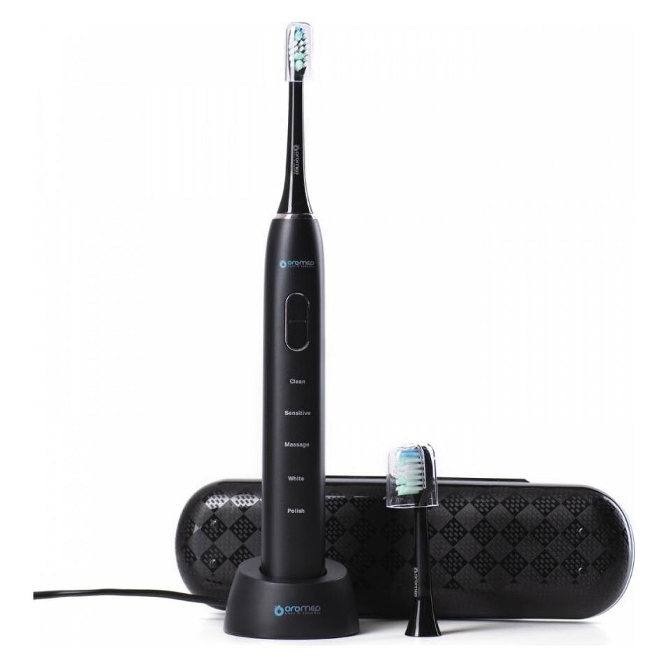 Oromed BRUSH BLACK electric toothbrush Adult Sonic toothbrush (SZC_BRUSH_BLACK)