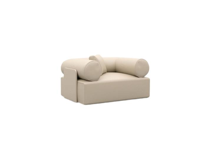 Design Echtleder Loungesessel „Valora“ Echtleder Beige BLOOMINGLOFT Collection