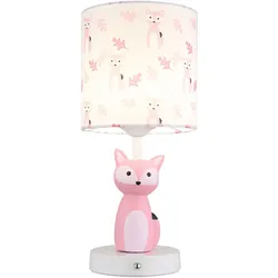 Tischlampe Kinderleuchte Nachttischlampe Fuchs pink LED Tischleuchte, Touchdimmer, Farbwechsel, warmweiß, neutralweiß, kaltweiß, DxH 10 x 33,5 cm