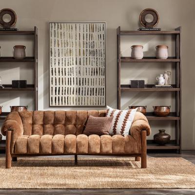 Classic Home Marine Solid Mango Wood Bookcase