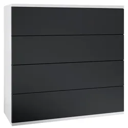 KOMMODE Pavos Schwarz matt