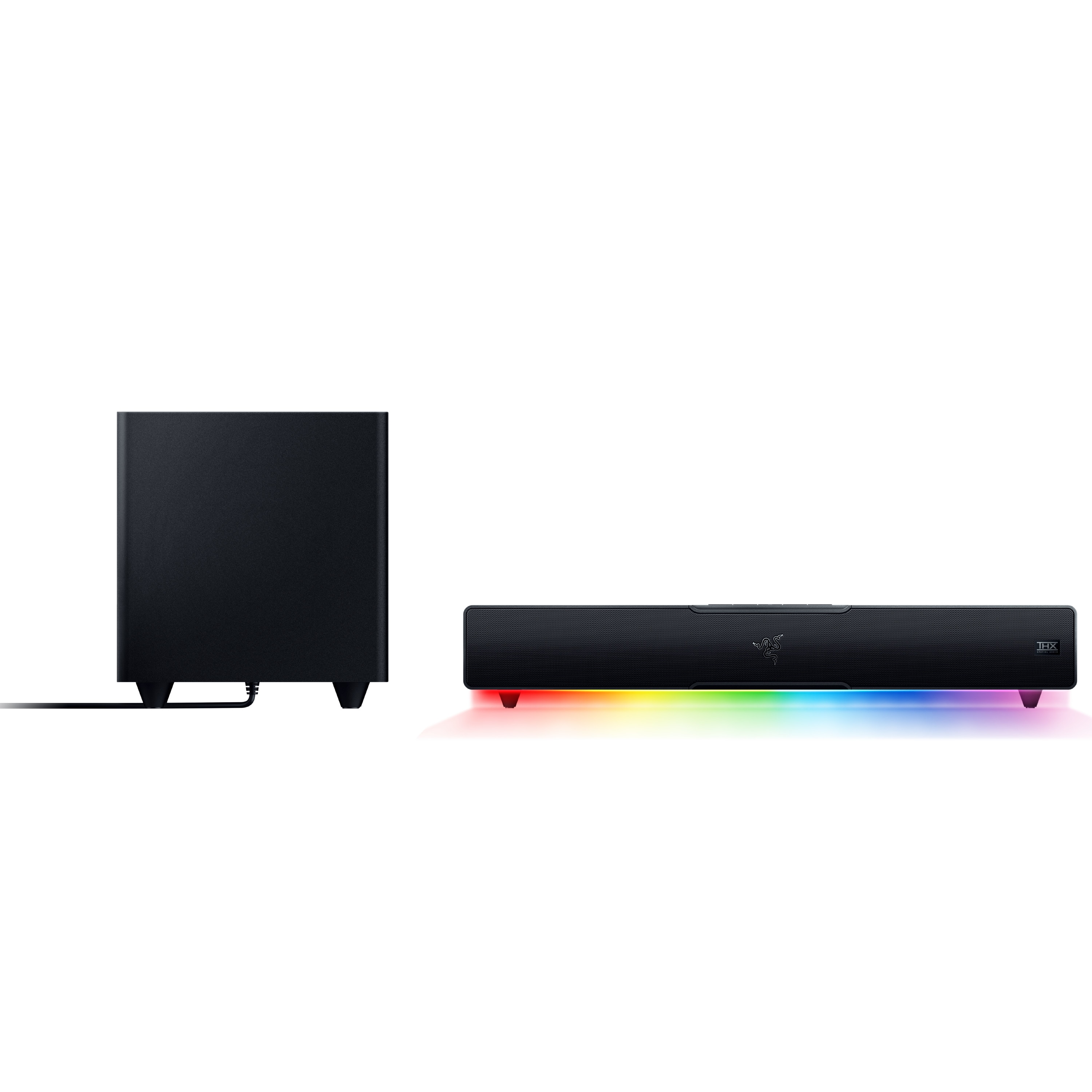 Razer Leviathan V2 Soundbar inkl. Subwoofer - Kompaktes Format, THX Audio, USB-C, Bluetooth, Powered by Razer Chroma RGB