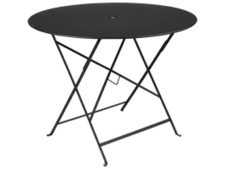 Table Ronde Pliante Ø96 cm Bistro en Acier