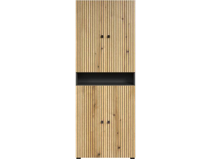 Badezimmerschrank Garfield anthrazit Holzwerkstoff B 70 T 31 H 188 cm - Badezimmerschrank