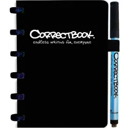 Correctbook, Heft + Block, A6 blanko 40 Seiten schwarz Original (A6, Blanko, Kein Einband)