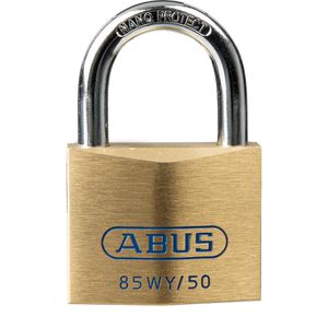 Abus Vorhängeschloss 85WY/50, 50mm, mit 2 Schlüsseln, wetterfest